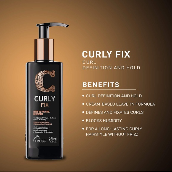 TRUSS Curly Fix Styling Cream Medium Hold Leave-In Curl Definition Haircare - Picture 4 of 11